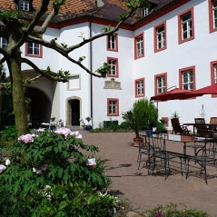 Terasse des Schloss Triestewitz